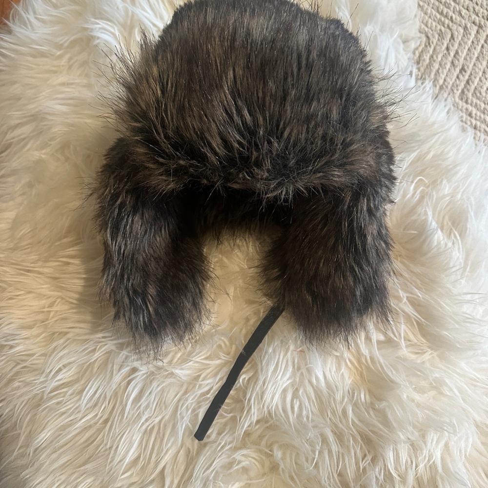 Woolrich Faux Fur Trapper Hat - Brown